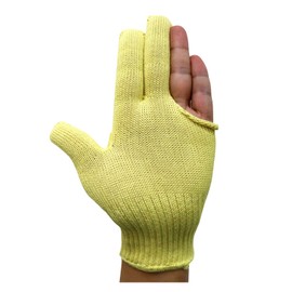 Fukutoku Sangyo #258-L Cut Resistant Gloves, Anti-Cut, Blade Proof, 3-finger, L, 10 Gauge, Thin, Cut Resistant Level, 3/D, Left and Right Use, 1 Piece, Reinforced Processing, Cutter, Made in Japan,