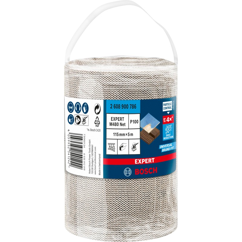Bosch 1 x Expert M480 Mesh Structure Sanding Roll (for