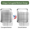 Baking Sheet Tray with Cooling Rack Set (2 Pans +