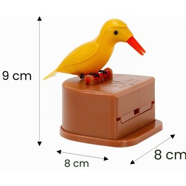 DUjuanhong Toothpick Dispenser Scatola Automatica Stuzzicadenti Uccello,Carino Colibrì Dispenser Creativo Conservazione Cure Denti Porta per la Casa Tavolo Party Ristorante
