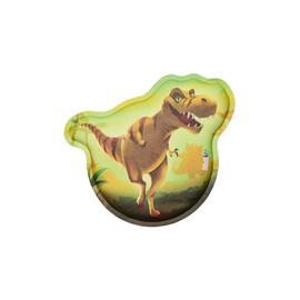 ergobag Glow in the Dark Klettie Motif World Theme World Velcro Surfaces Collecting Fun Customisation, Dinosaur - Green, School bag