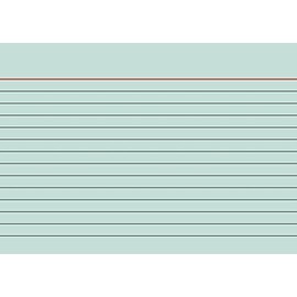 Brunnen Index Card, Green A6
