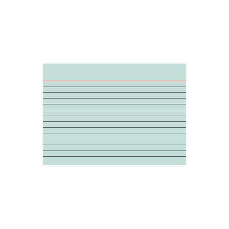 Brunnen Index Card, Green A6