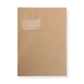 Pack of 50 Extra Strong 120 g DIN A4 °C4 Brown Envelopes with Window Envelope Self-Seal Envelopes HK