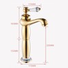 MFQJJRRMI Vintage Bathroom Faucet, Antique Brass Bathroom Sink Faucet, Hot