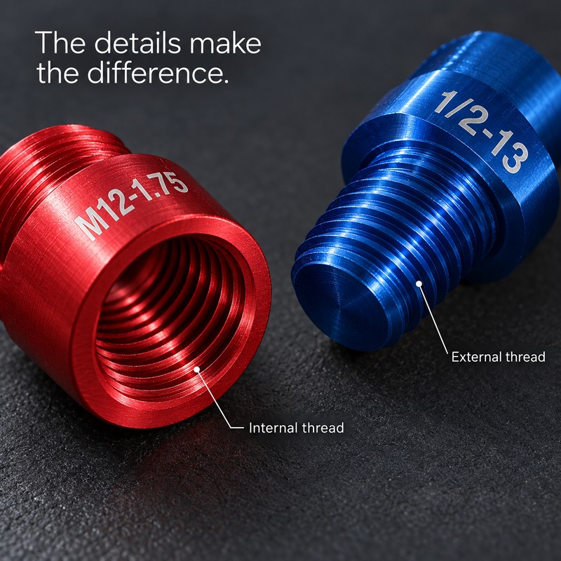 52-Piece Metric & SAE Nut and Bolt Thread Checker Set,