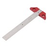 T Square Ruler 8in Drawing Metal Woodworking Layout Measuring Scriber
