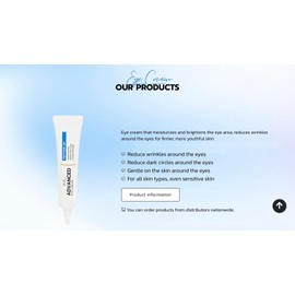 Dr.Jill Advanced Eye Cream Peptide 3X Reduced Dark Circles Puffy Bags 15ml