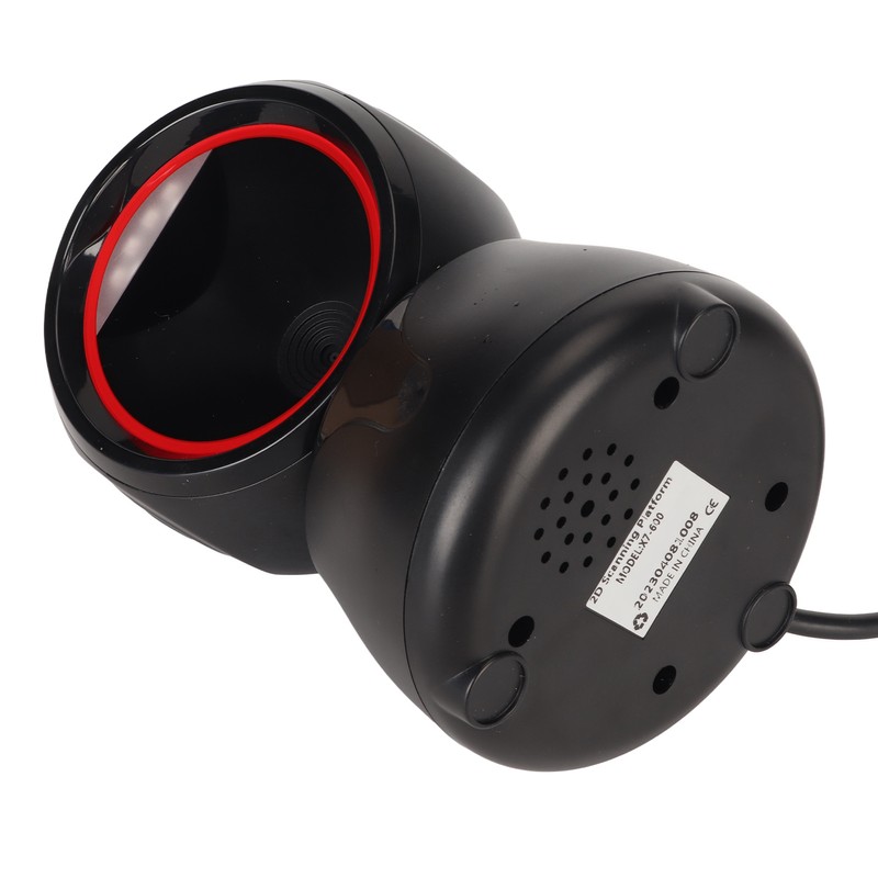 Desktop Barcode Scanner Global Shutter LED Indicator Prompt Tones Large