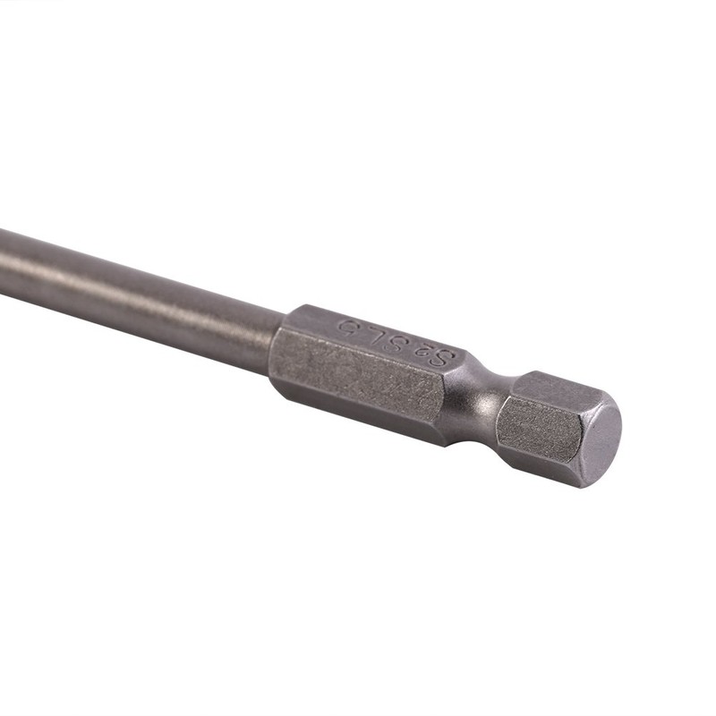 4Pcs 100mm Flat Head Slotted Tip Screwdrivers Bits 3mm-6mm S2
