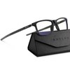 ANYLUV Blue Light Glasses for Men,Rectangle Business Style Glasses, Carbon