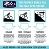 Miles Racing Disc Brake Pads Semi Metallic for Avid Juicy
