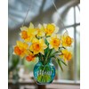 Image Industry Acrylic Everlasting Daffodils in Vase Gifts for Mum