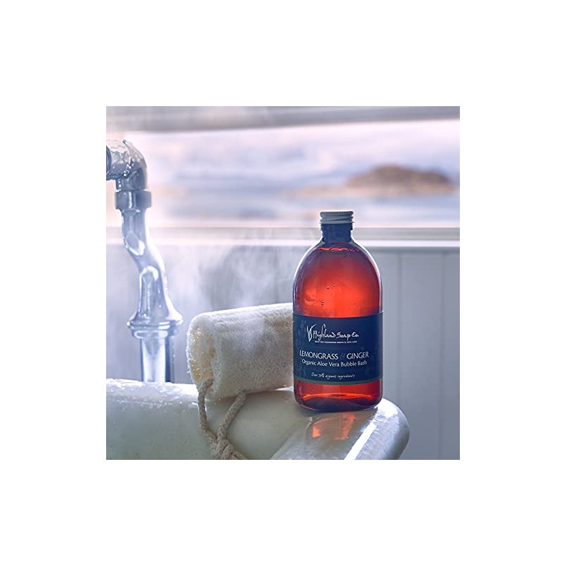 The Highland Soap Company Lemongrass & Ginger Bubble Bath 500