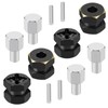 MORFUM 4PCS RC Hex Hub 12mm Brass Wheels Hex Hub