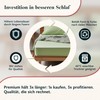 DarBene Fitted Sheet 90 x 200 cm Premium, 100% Premium