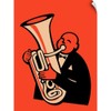 The Tuba Wall Decal, Musical Instruments Artwork