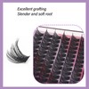 84 Clusters Individual Eyelash Extensions 8/10/12/14/16mm D Curl Fluffy Eyelash