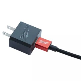 Milwaukee 48-59-1202 3ft Micro-USB Cable and 2.1A Wall Charger