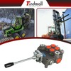 findmall 2 Spool 21GPM 3625PSI Hydraulic Directional Control Valve, SAE