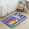 Mocsicka Sardine Bath Mat – Cute Funny Non-Slip Waterproof Blue