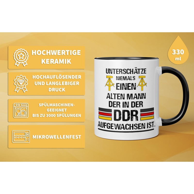 TassenTicker - DDR Tasse - Männer Geschenk - Geschenkidee -