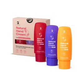 B Life | Kit de 3 cremas para manos con esencia de Madreselva, Lavanda y Vainilla | Natural Hand Cream Kit Mix.