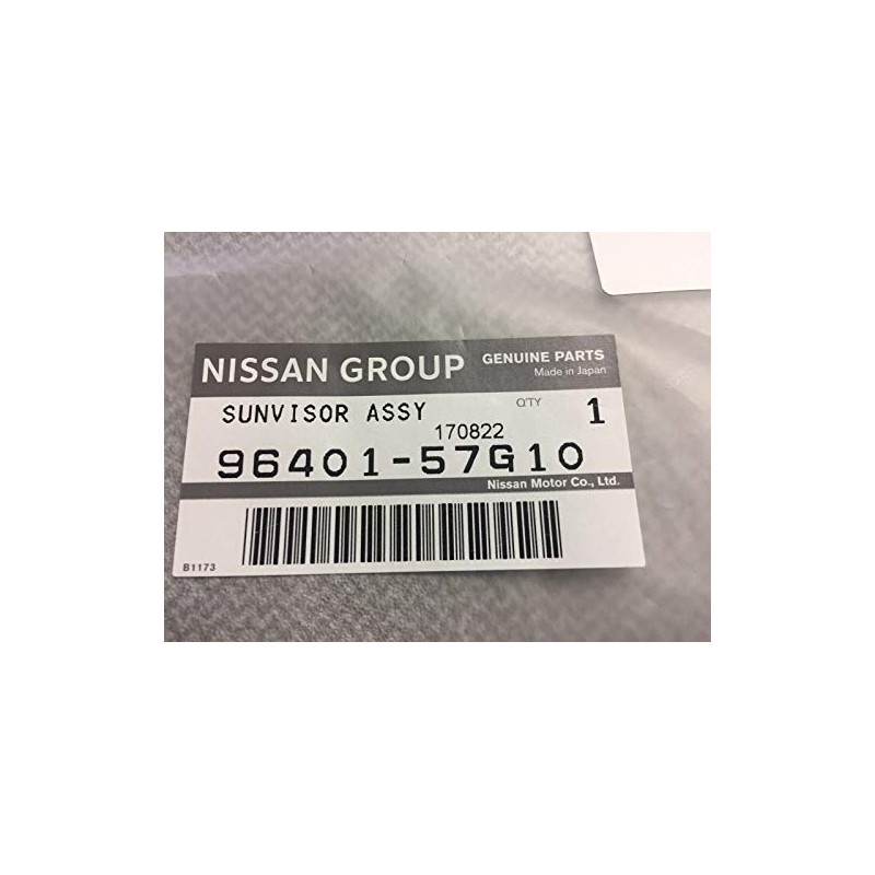Nissan 96401-57G10 Sun-Visor Assembly-Left-Hand
