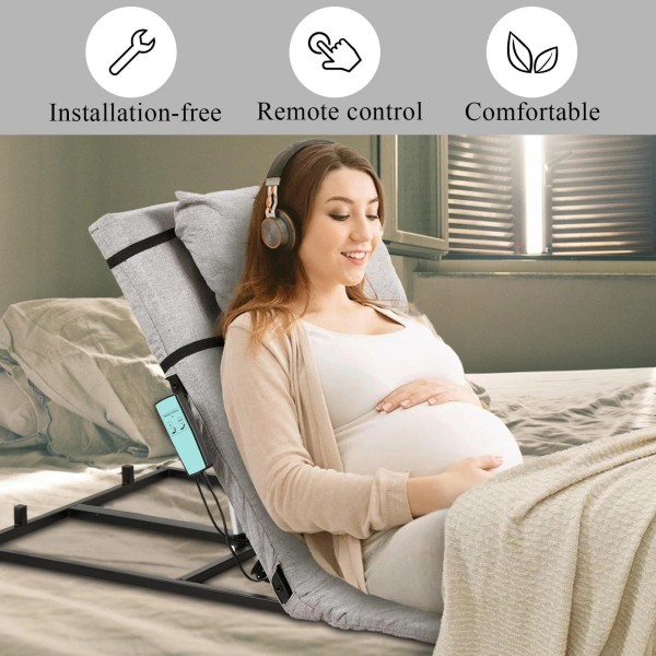 Lint Electric Lifting Bed Backrest 2-80° Adjustable Back Rest Support