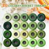Soft 20 colorsClassic Crochet Thread 20 Pack Bright Chartreuse Gradient