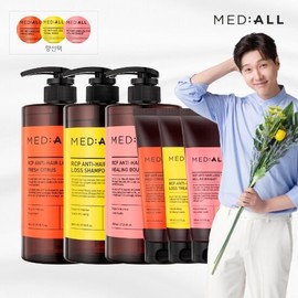 Mediol Scalp Cleansing Hair Loss Shampoo 800ml + Treatment 200ml (Select Scent) - Shampoo 800ml+Treatment 200ml Woody Herbal / 메디올 두피청정 탈모샴푸 800ml+트리트먼트 200ml (향선택) - 샴푸800ml+트먼200ml 우디허발