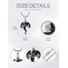 Lypic Gothic Dragon Sword Necklace for Men Women 925 Sterling