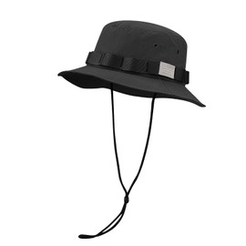 Clakllie Quick Dry Safari Boonie Hats Breathable Jungle Sun Hat Floppy Visor Bucket Hats UV Protection Camping Hat,Black