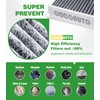 COCOAUTO Cabin Engine Air Filter Kit Fit for Subaru Outback