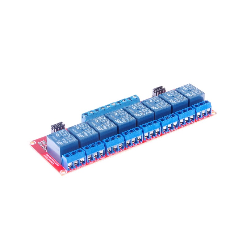 KNACRO 12V 8-Channel 10A Relay Module High Low Level Triggering