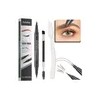 3 En 1 Lapiz Para Cejas Waterproof 3d Delineador De