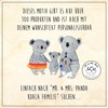 Mr. & Mrs. Panda Round Magnet Koala Family Gift Mum,