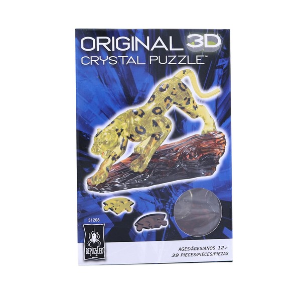 BePuzzled | Leopard Original 3D Crystal Puzzle, Ages 12 and Up