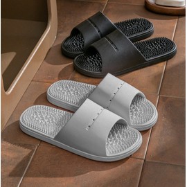 Acupressure Health Slippers for Office & Home - Beneficial Just By Walking Indoor Slippers Women's/Grey 3ea