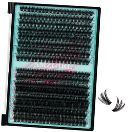 Lash Clusters 320Pcs 70D 90D,DIY Individual Eyelash Extension, Wispy Cluster Lashes Extension Volume Eyelashes Extensions for Self Use at Home (D-Mix10-16mm)