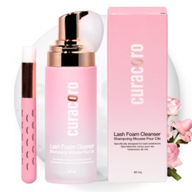 Curacoro Lash Shampoo 60ml for Dry & Sensitive Skin (Rose Scented)