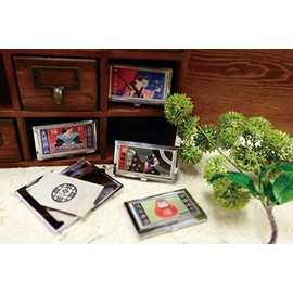 Maruwa Trade Business Card Holder, EDO Match Label, Card Case, 3.7 x 2.3 x 0.4 inches (9.3 x 5.8 x 1 cm), Geisha Cat