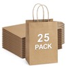 BagDream Small Gift Bags 25Pcs 5.25x3x8 Kraft Brown Paper Bags