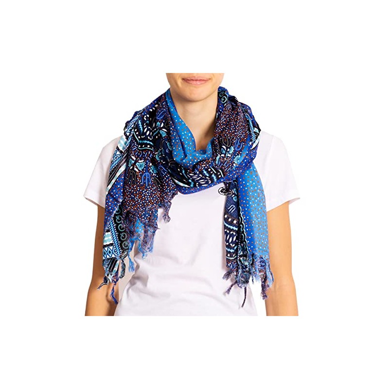 PANASIAM Sarong Maoi 02, 190 x 113 cm, blue tones,