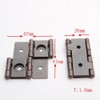 8 Pcs 47x47mm Double Acting Hinges Furniture Folding Screen Hinges,