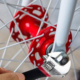 Gentpovth 6 inch/150 mm adjustable wrench, single open-end wrench, max 20 mm jaw width, adjustable spanner with chrome-plated surface, for water and electricity maintenance, mechanical maintenance,