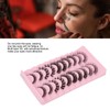 10 Pares de Pestañas Postizas, DD Curl Look Wispy Cat