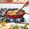 Rachael Ray NITRO Cast Iron Frying Pan/Skillet with Helper Handle