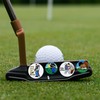 4pcs Golf Ball Marker with Magnetic Golf Hat Clip, Golf