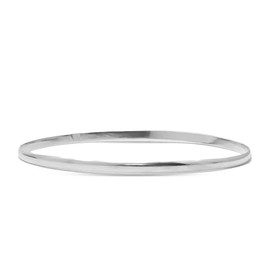 Inmaculada Romero IR 925 Meters Sterling Silver Bangle Bracelet 65mm Smooth Inner Diameter Width 3mm